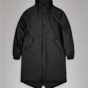 Rains Men's Black Fishtail Raincoat